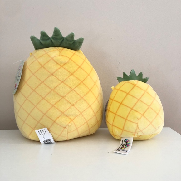 NWT SET OF 2 Squishmallow Maui the Pineapple 5" + 8" FIRST RELEASE 2020 - Picture 2 of 7